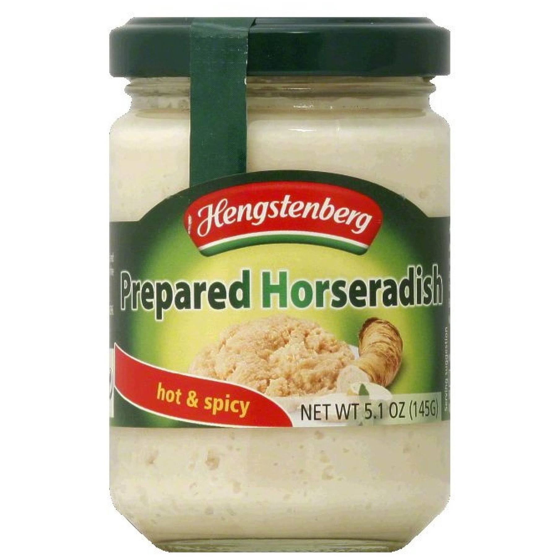 Hengstenberg Prepared Horseradish - Hot and Spicy, 5.1oz