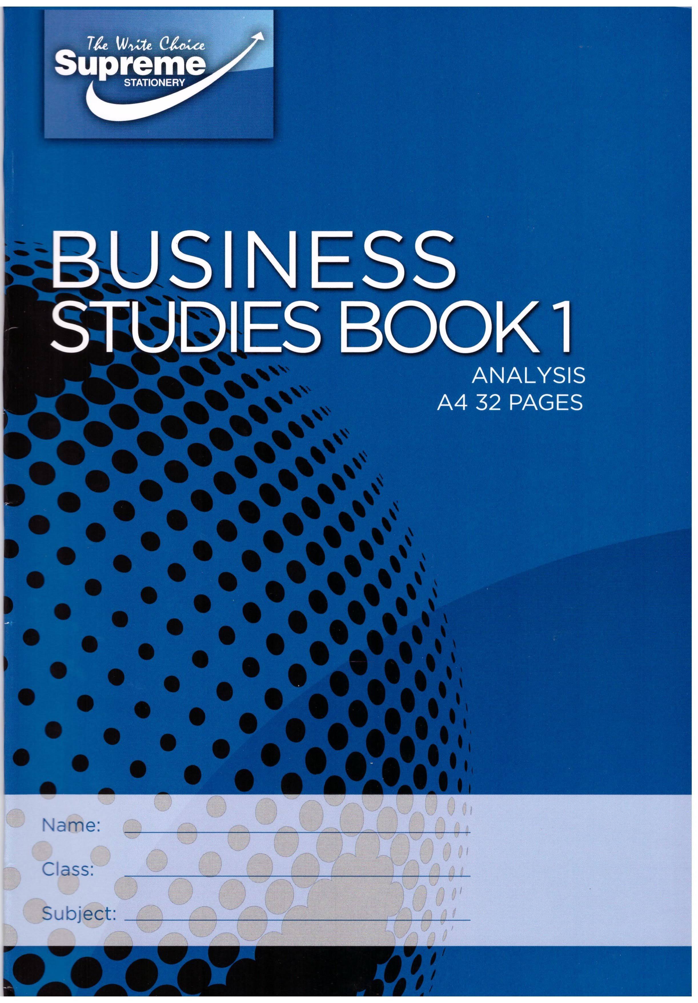 Supreme Business Studies Book 1