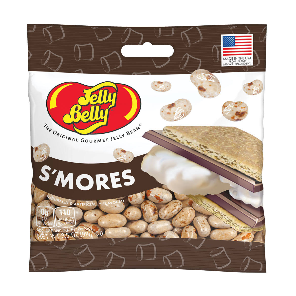 Jelly Belly Jelly Beans, S'mores - 3.5 oz