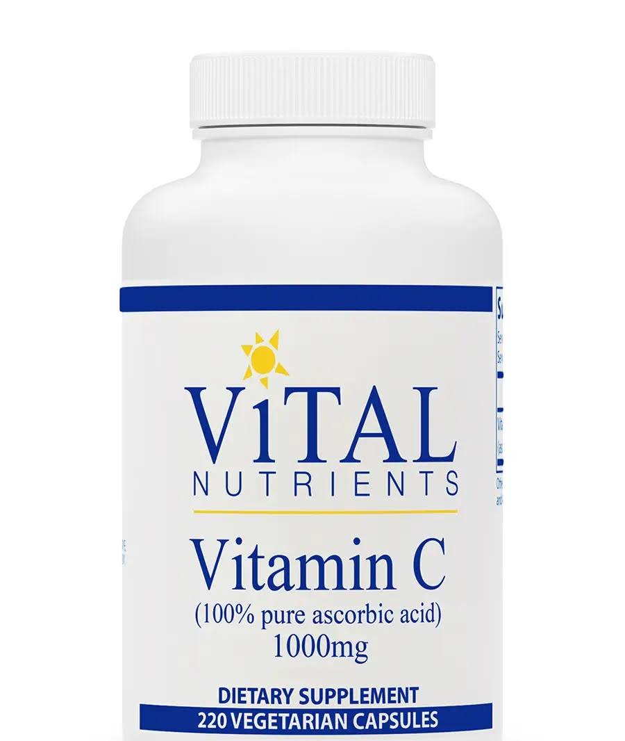 Vital Nutrients Vitamin C Supplement - 1000mg, 220 Capsules