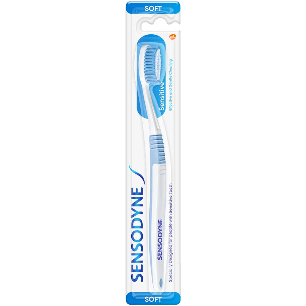 x 4 Sensodyne Sensitive Toothbrush Soft 4 Colours Free P&P