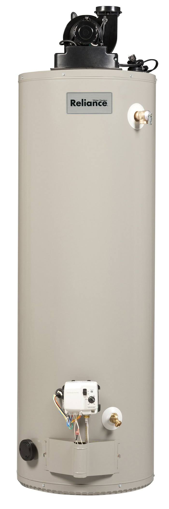 Reliance 50gal Natural Gas Water Heater with Power-Vent, 6 50 YRVIT