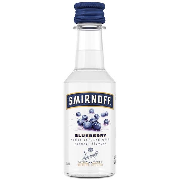 Smirnoff Blueberry (Vodka Infused with Natural Flavors) - 50 ml