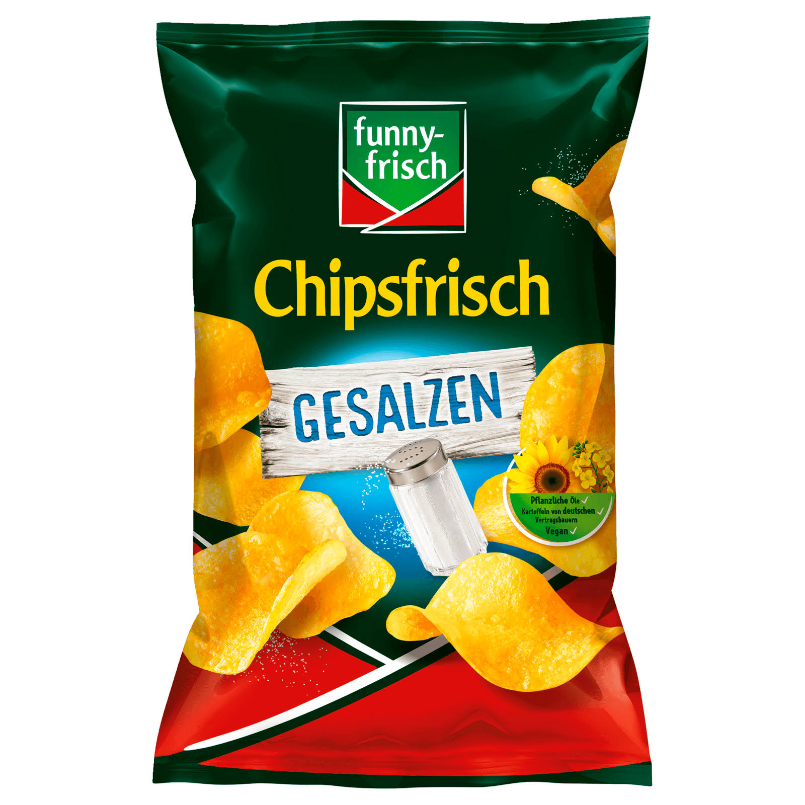 funny-frisch Chipsfrisch Salted 5.29 oz Bag