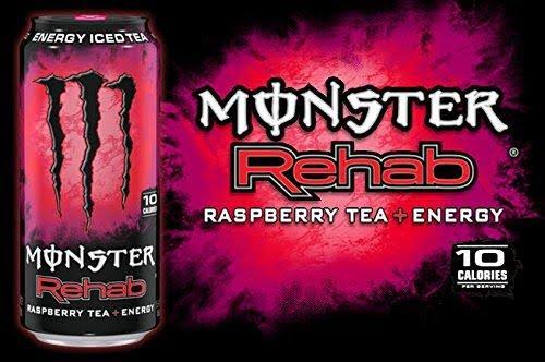 Monster Rehab Energy Drink - Raspberry Tea