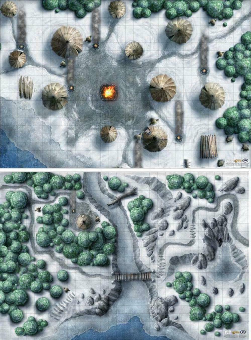 Dungeons & Dragons: Icewind Dale - Rime of The Frostmaiden Encounter Map Set
