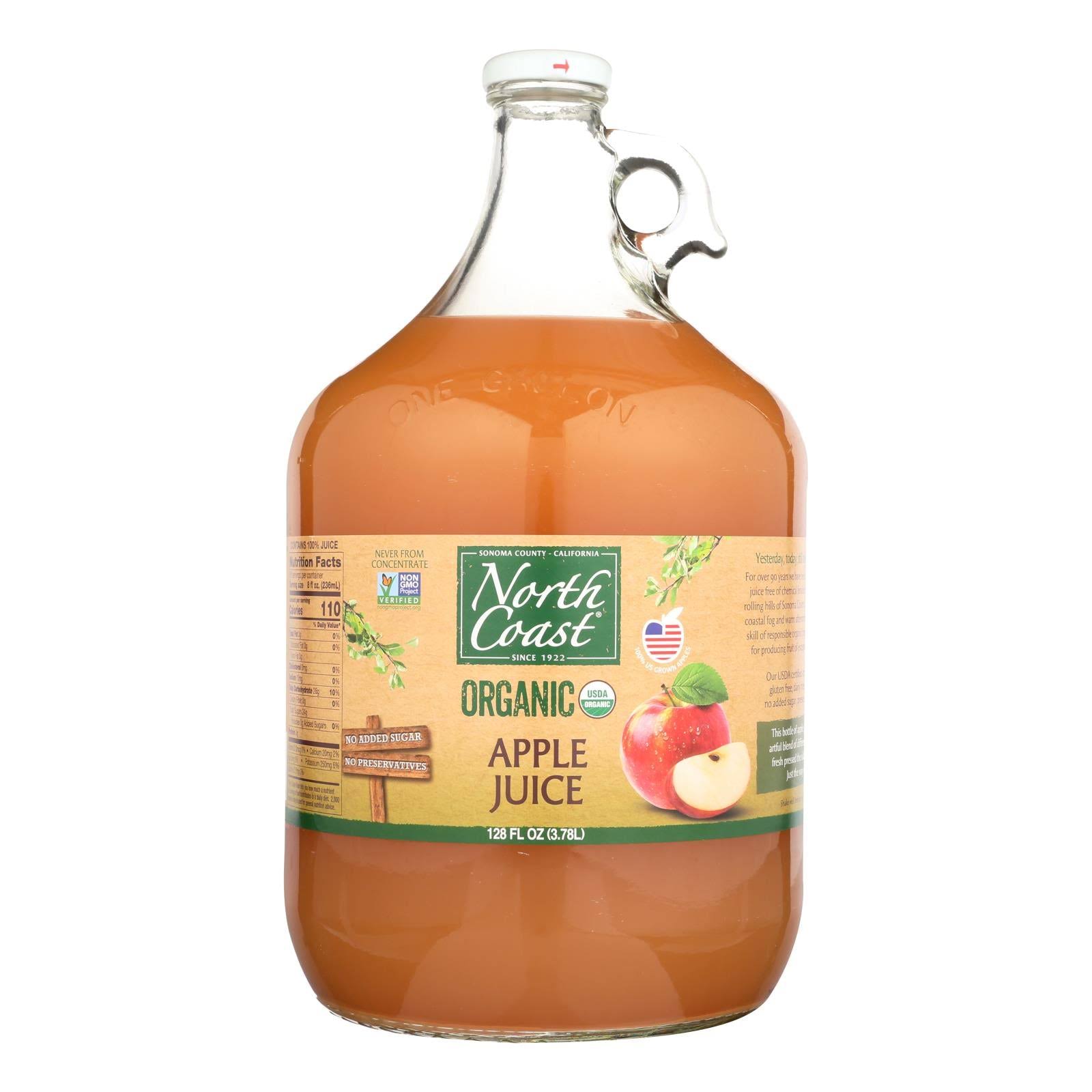 North Coast: Organic Apple Juice, 128 FL oz