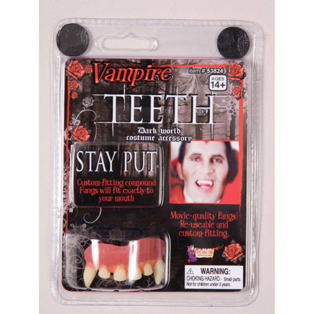 Vampire Dracula Costume Accessory - Fangs Deluxe Teeth