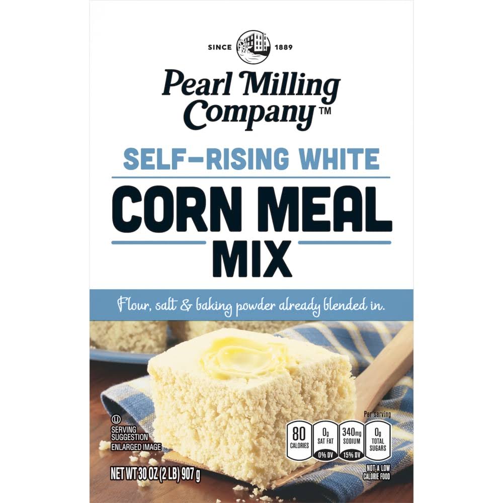 Pearl Milling Company Corn Meal Mix, Self-Rising, White - 30 oz