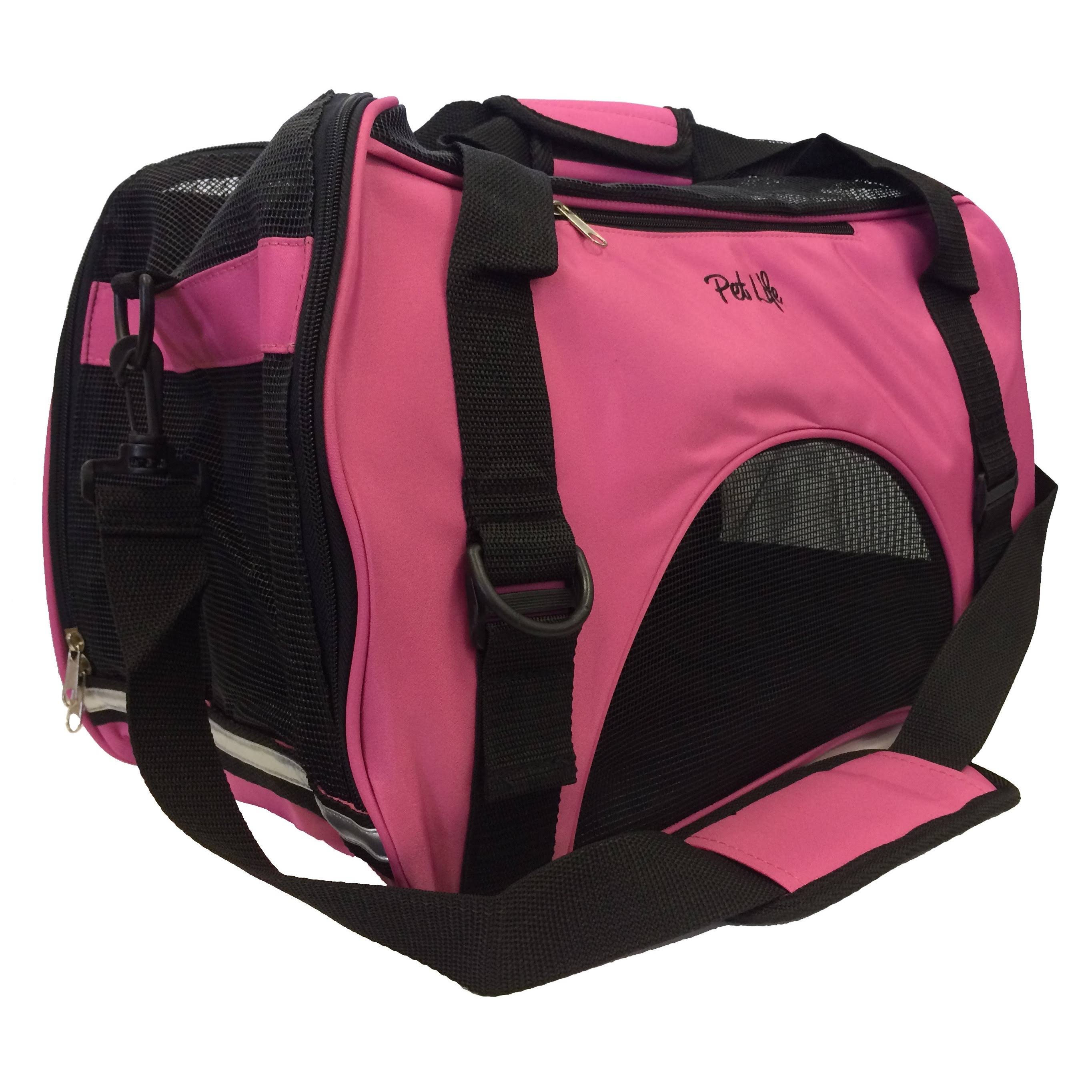 Pet Life Airline Approved Sporty Zippered Fashion Pet Carrier
