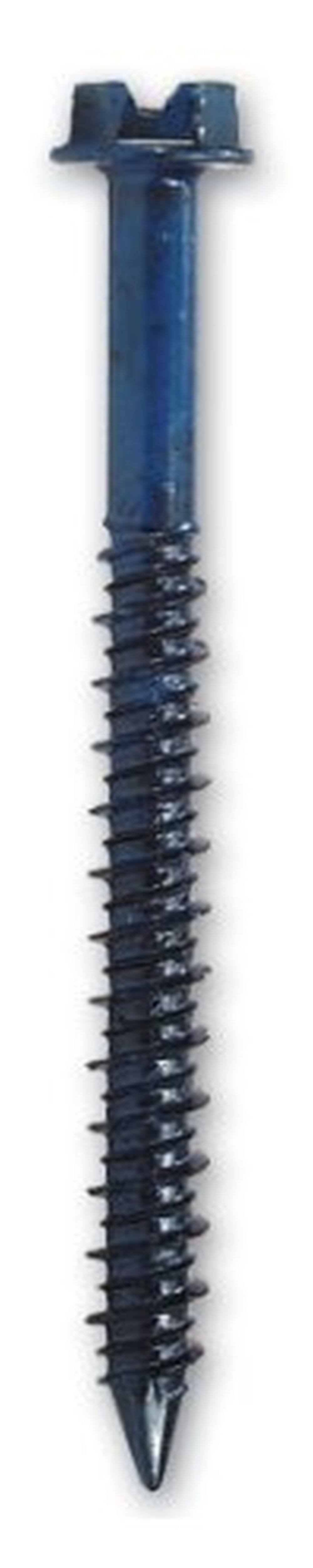 Simpson Strong Tie Concrete and Masonry Screw - Blue, 1/4"x3-1/4"