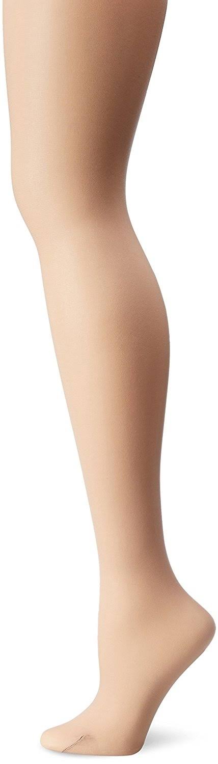 No Nonsense Women's Great Shapes All Over Shaper Pantyhose with Sheer Toe - Beige Mist, Size D