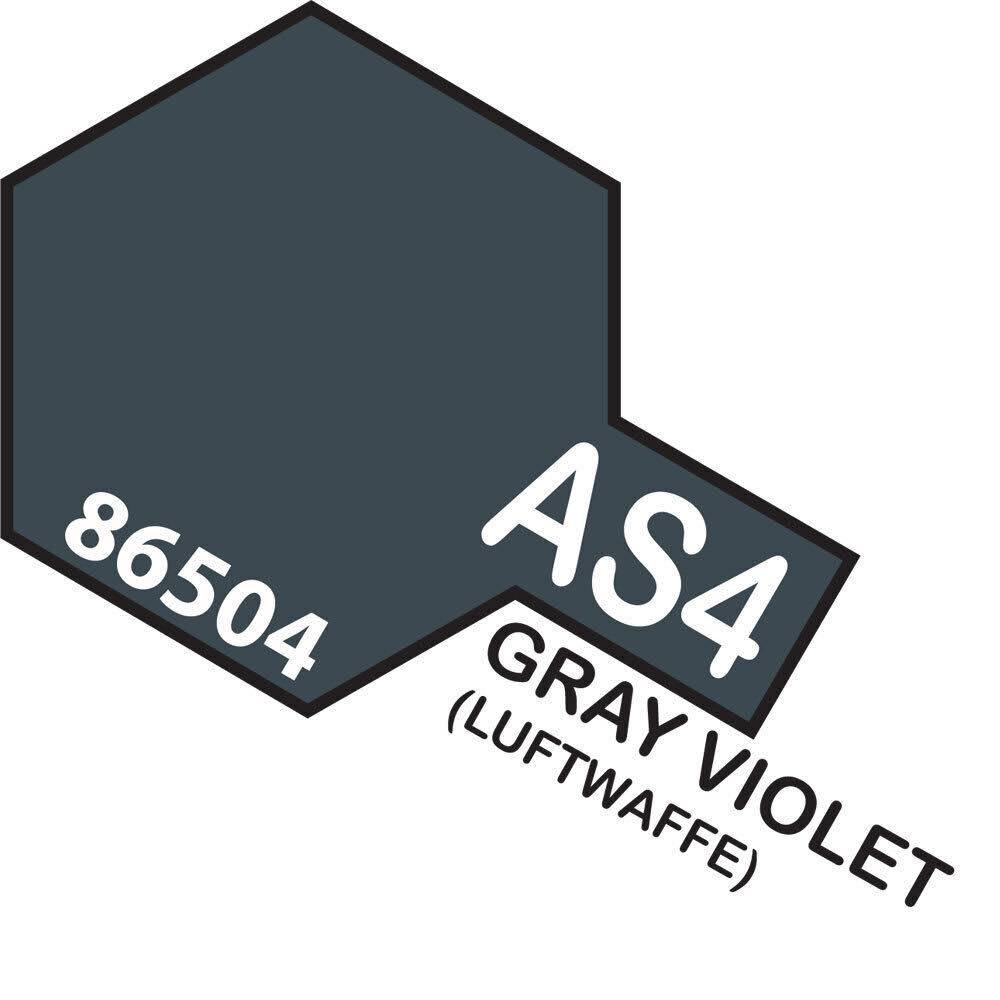 Tamiya 86504 AS-4 Spray Paint - Gray Violet, 100ml