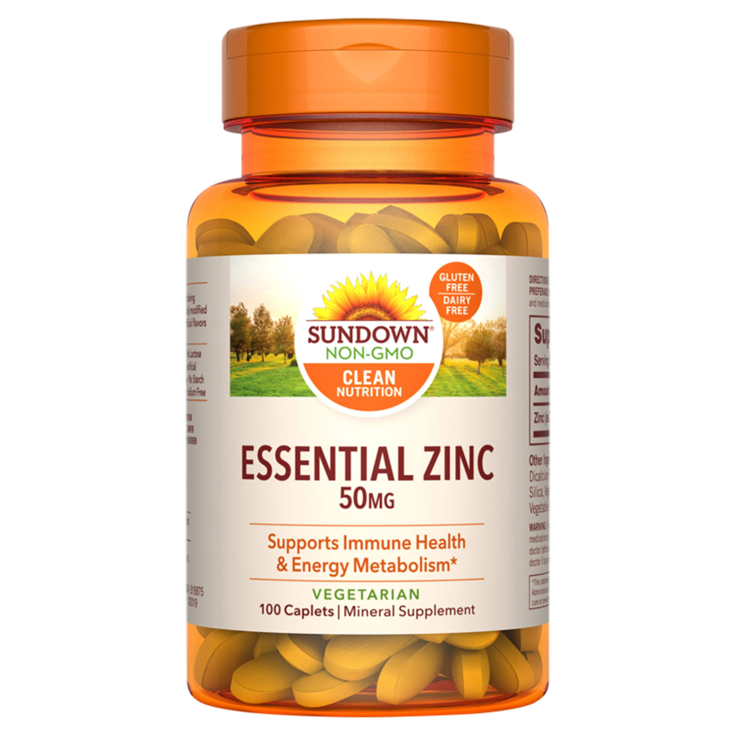 Sundown Naturals High Potency Zinc - 50 mg, 100 tablets