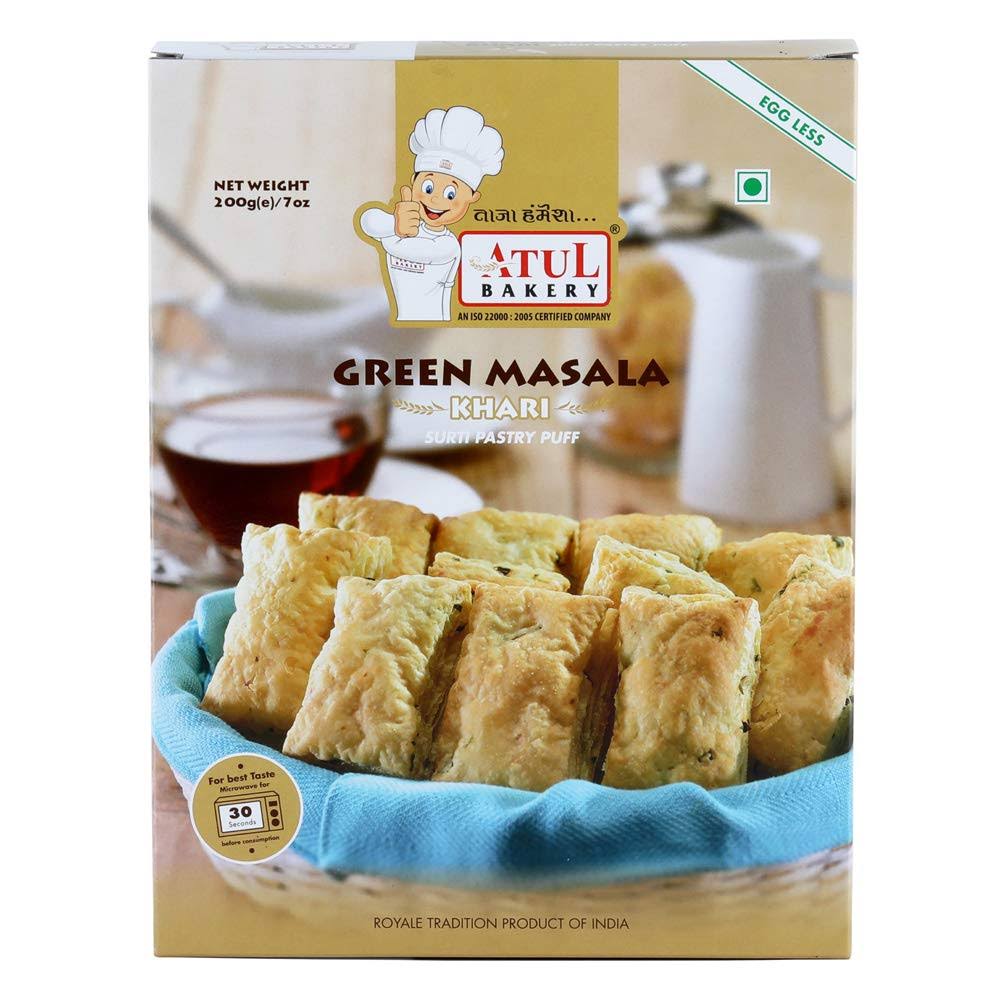 Atul Bakery Green Masala Khari 400 GM
