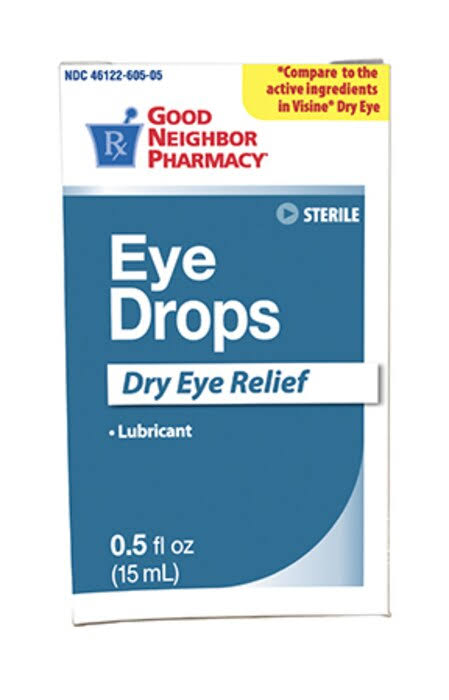 GNP Eye Drops Lubricant 0.5 oz Dry Eye Relief