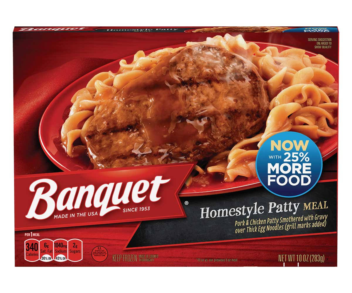 Banquet Homestyle Patty Meal - 10 oz