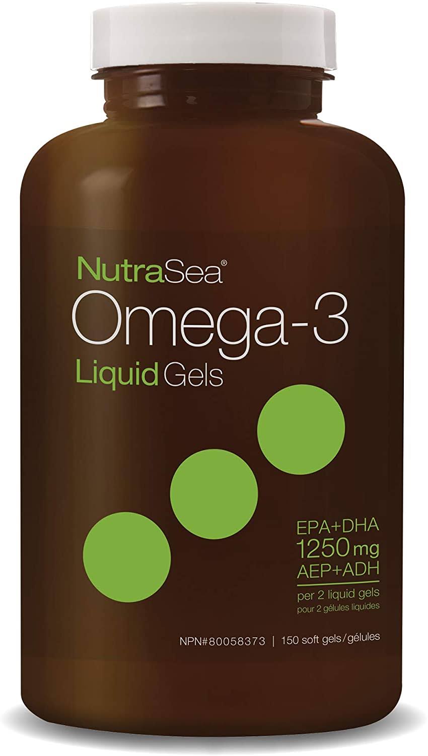 NutraSea Omega-3 Liquid Gels (60 Softgels)