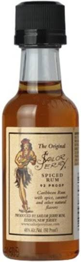 Sailor Jerry Spiced Navy Rum 50ml Bottle
