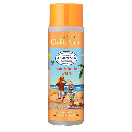 Childs Farm Hair and Body Wash - Watermelon and Organic Pineapple, 250ml