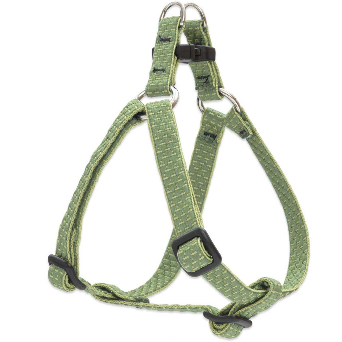 LupinePet Eco 1/2" Moss 10-13" Step in Harness for Extra Small Dogs