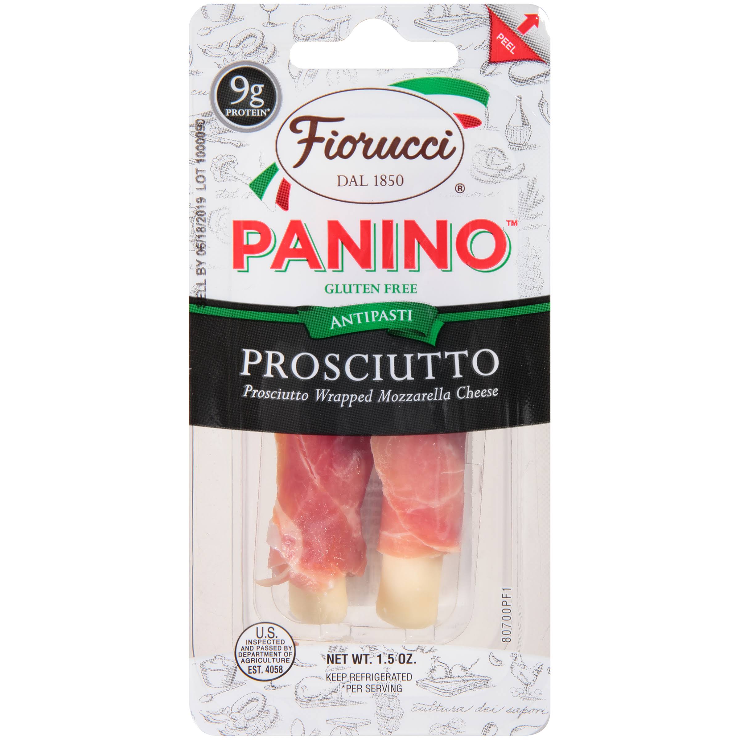 Fiorucci Panino Antipasti Prosciutto Wrapped Mozzarella Cheese - 1.5oz