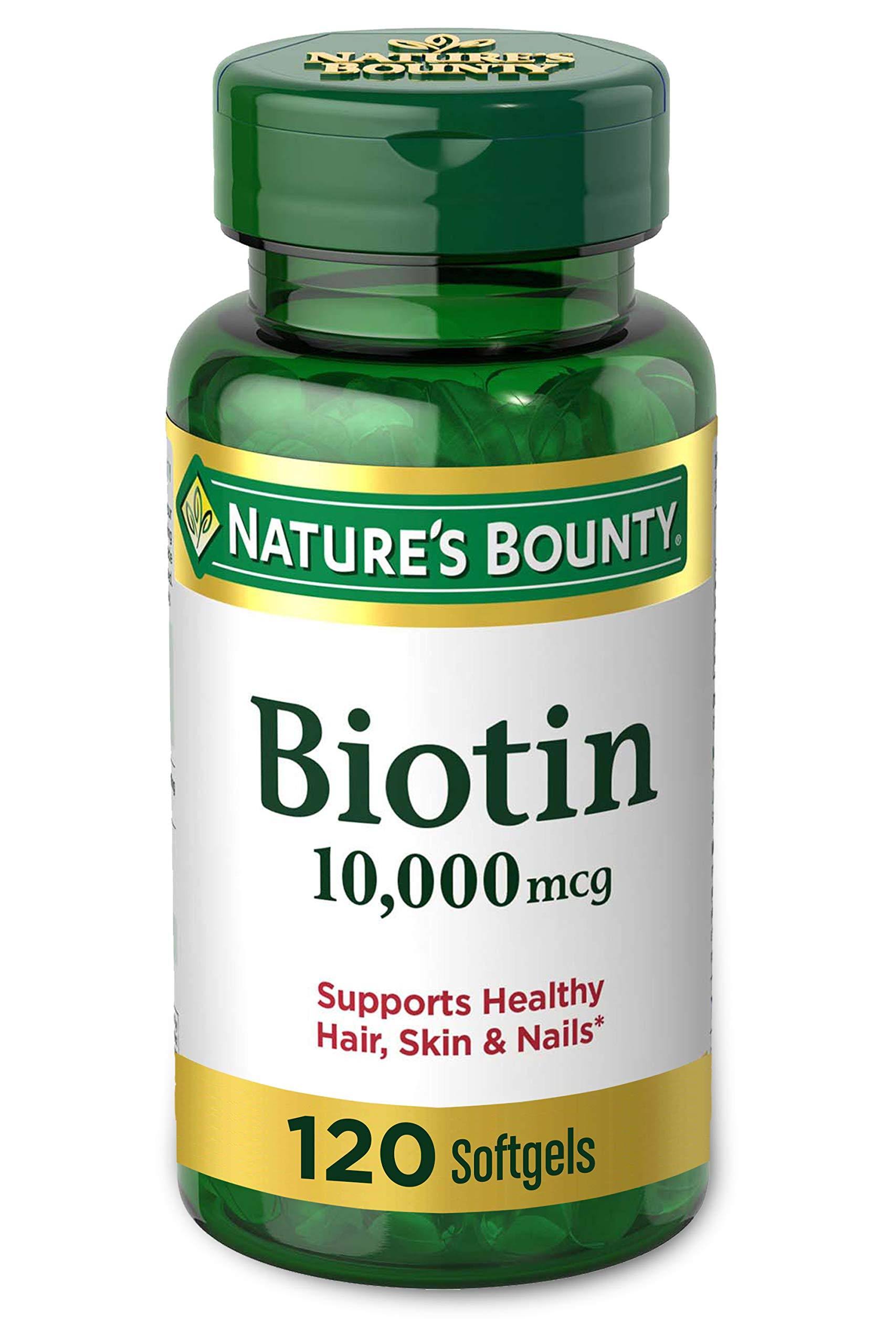 Natures Bounty Ultra Strength Biotin - 10000mcg, 120ct