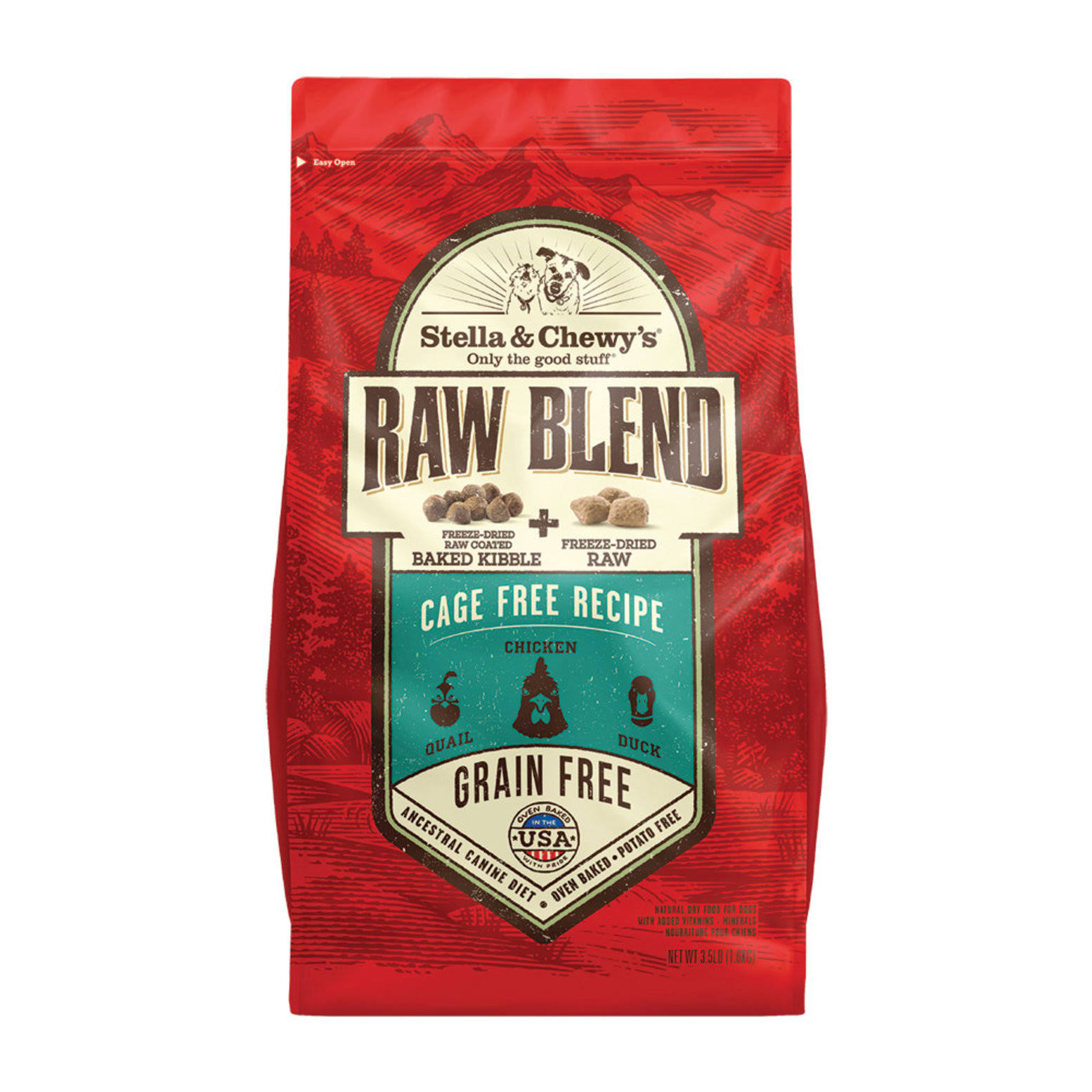 Stella & Chewy's Raw Blend Cage Free Recipe Dog Food 10lb