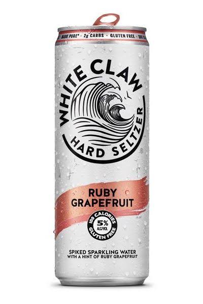 White Claw Hard Seltzer Ruby Grapefruit 19.2oz