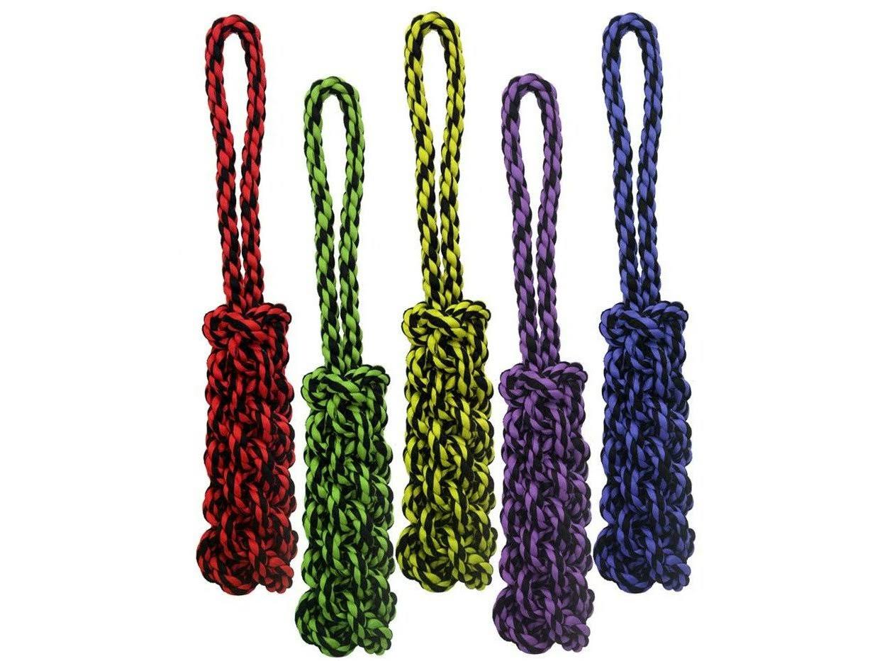 Multipet Nuts For Knots Rope Tug With Braided Stick Toys