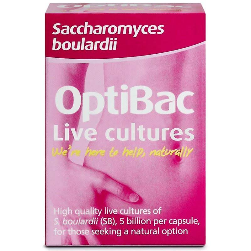 OptiBac Probiotics Saccharomyces Boulardii - 16pk
