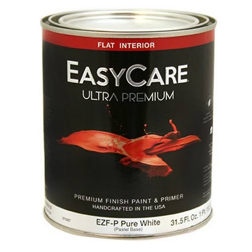 True Value EZFP-QT Easycare Paint/Primer-Quart Flat Pastel Base
