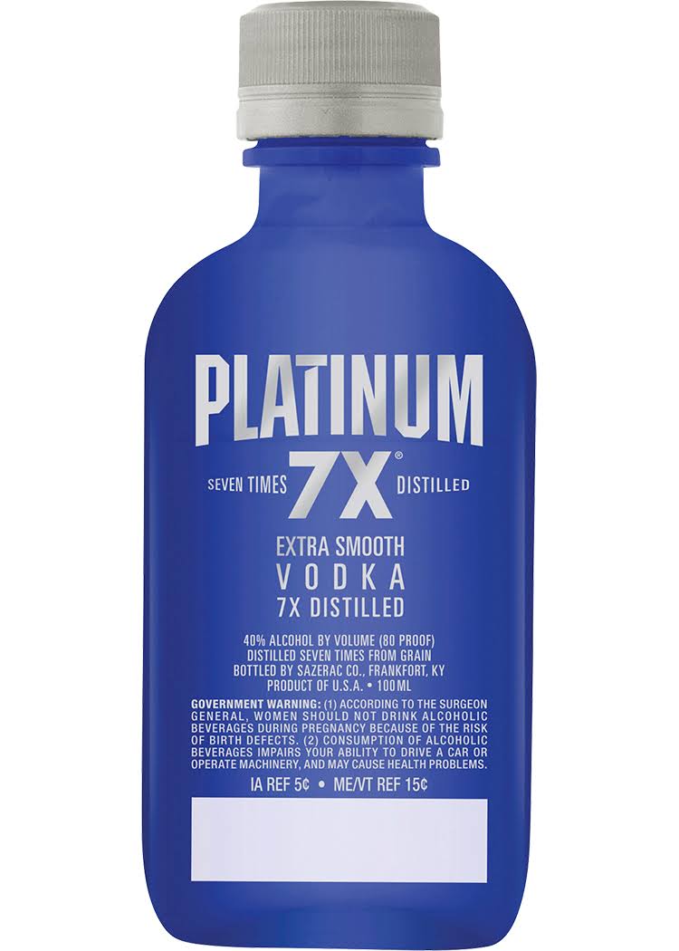 Platinum Vodka, Extra Smooth - 100 ml