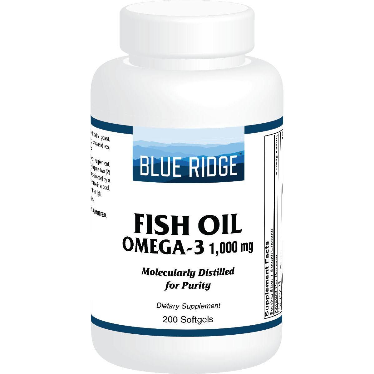 Spring Valley Natural Foods Fish Oil Omega-3 Supplement - 200 Softgels