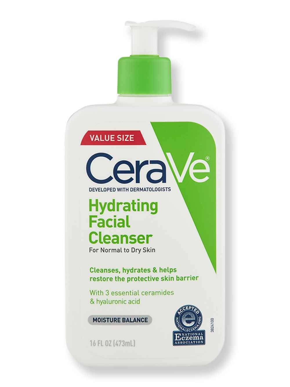 CeraVe Hydrating Facial Cleanser for Normal to Dry Skin - 473ml