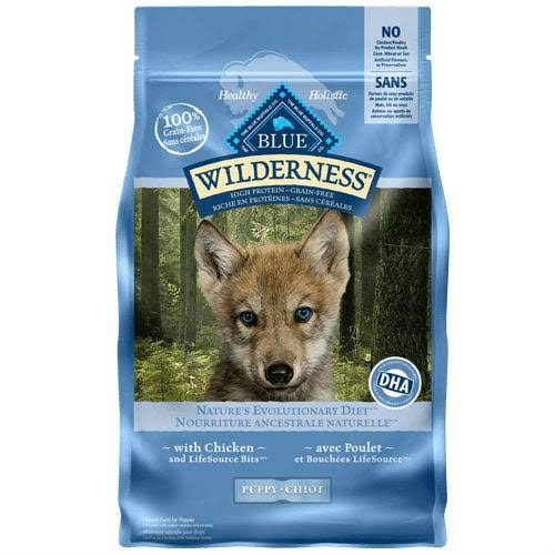 Blue Buffalo Wilderness High Protein Dry Puppy Food - Chicken Formula