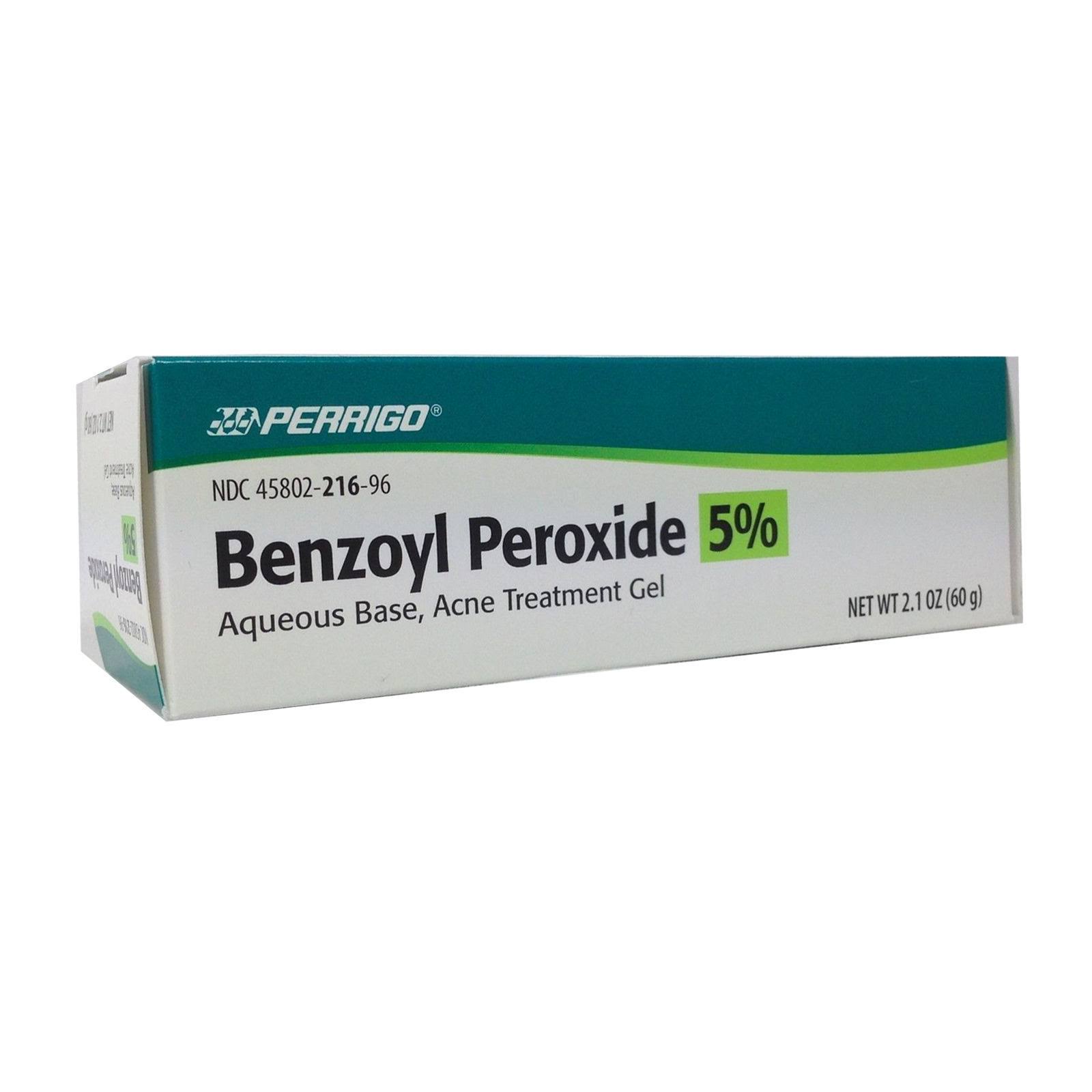 Perrigo Benzoyl Peroxide 5% Acne Treatment Gel - 2.1 oz tube