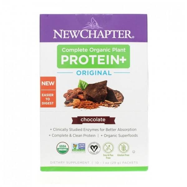 New Chapter Original Organic Plant Chocolate Protein Powder - 1 Ounce - Nutrition Smart - Westchase - Delivered by Mercato