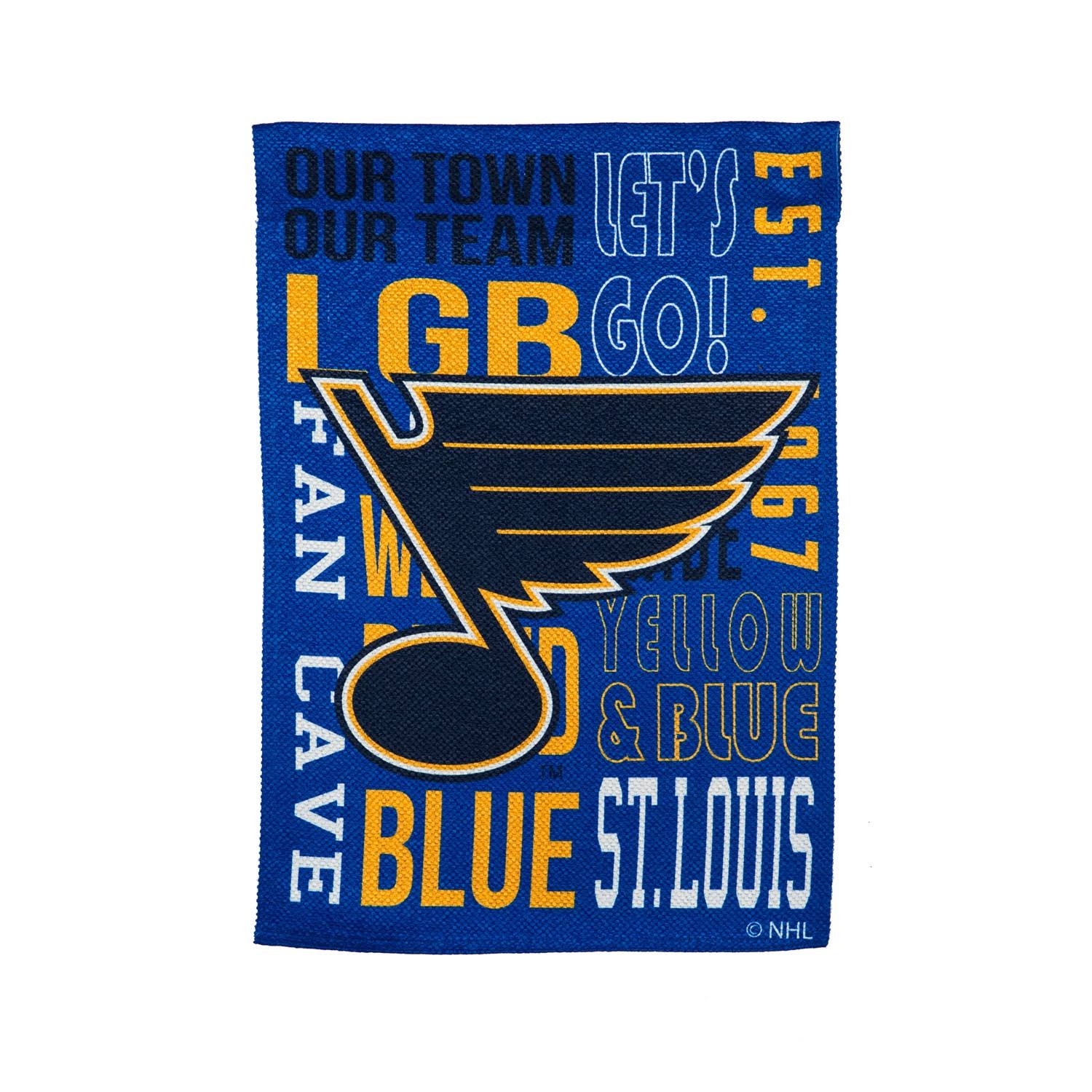 Evergreen Enterprises Garden Flag - St Louis Blues, 12.5" x 18"