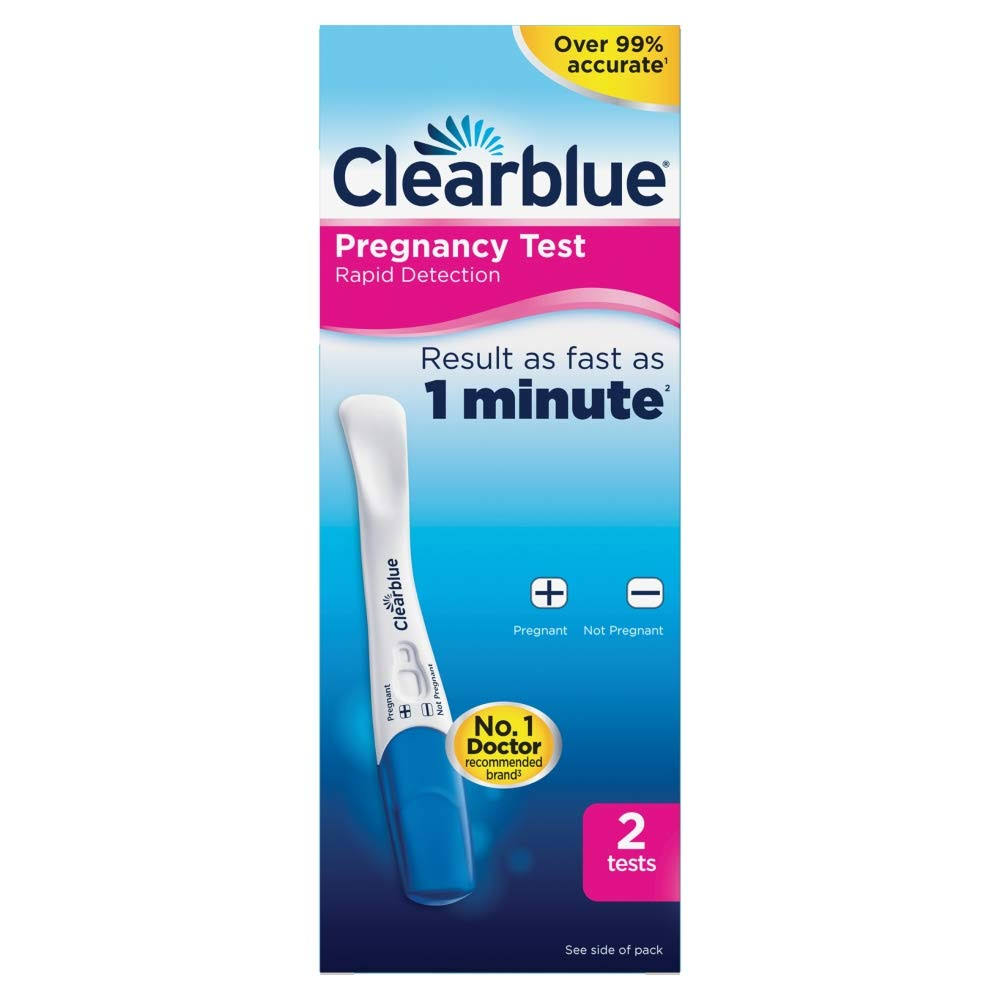 Clearblue Rapid Detection Pregnancy Test Kit Set - Set of 2