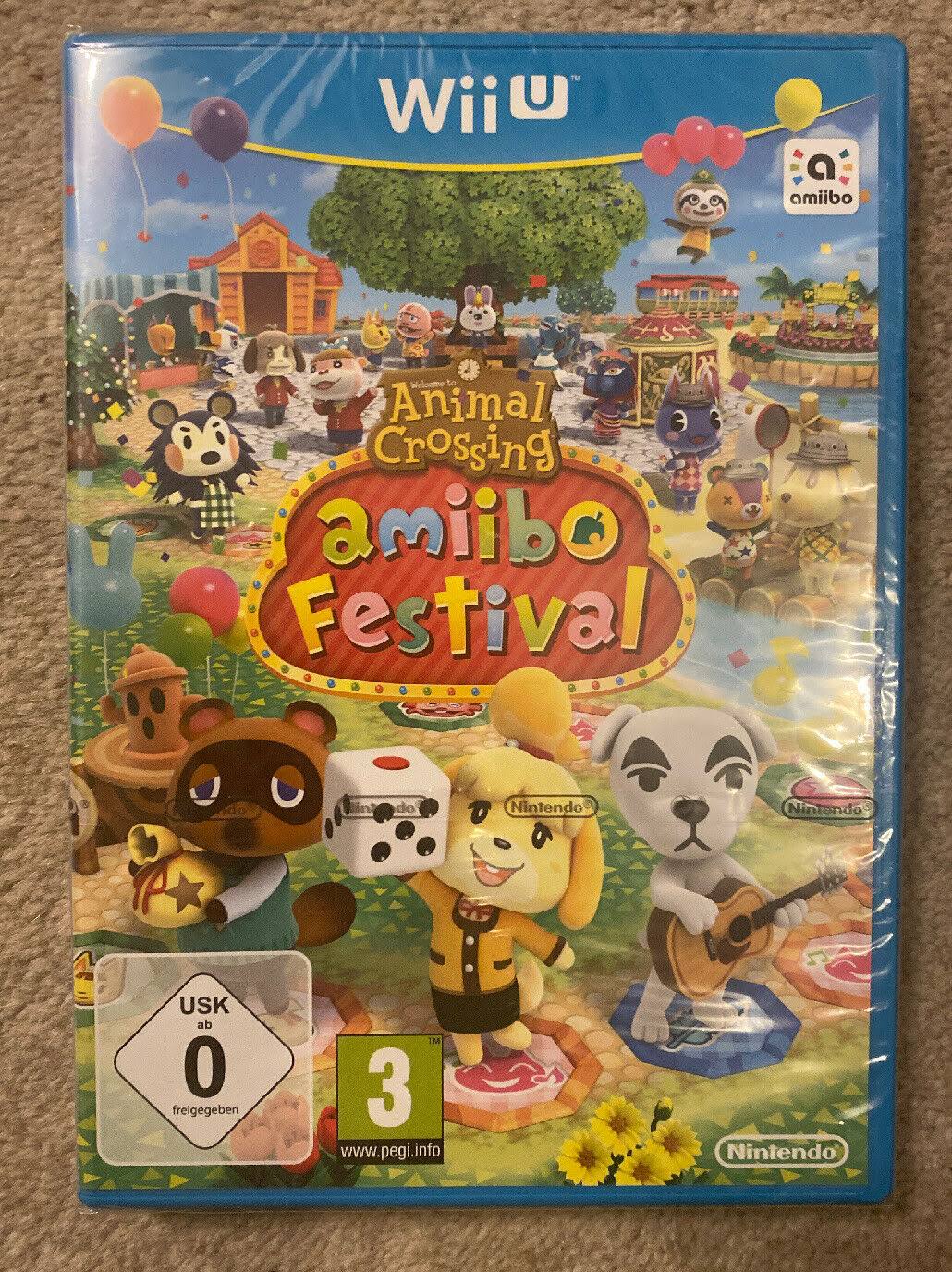 Animal Crossing Amiibo Festival Nintendo Wii U Brand New Sealed