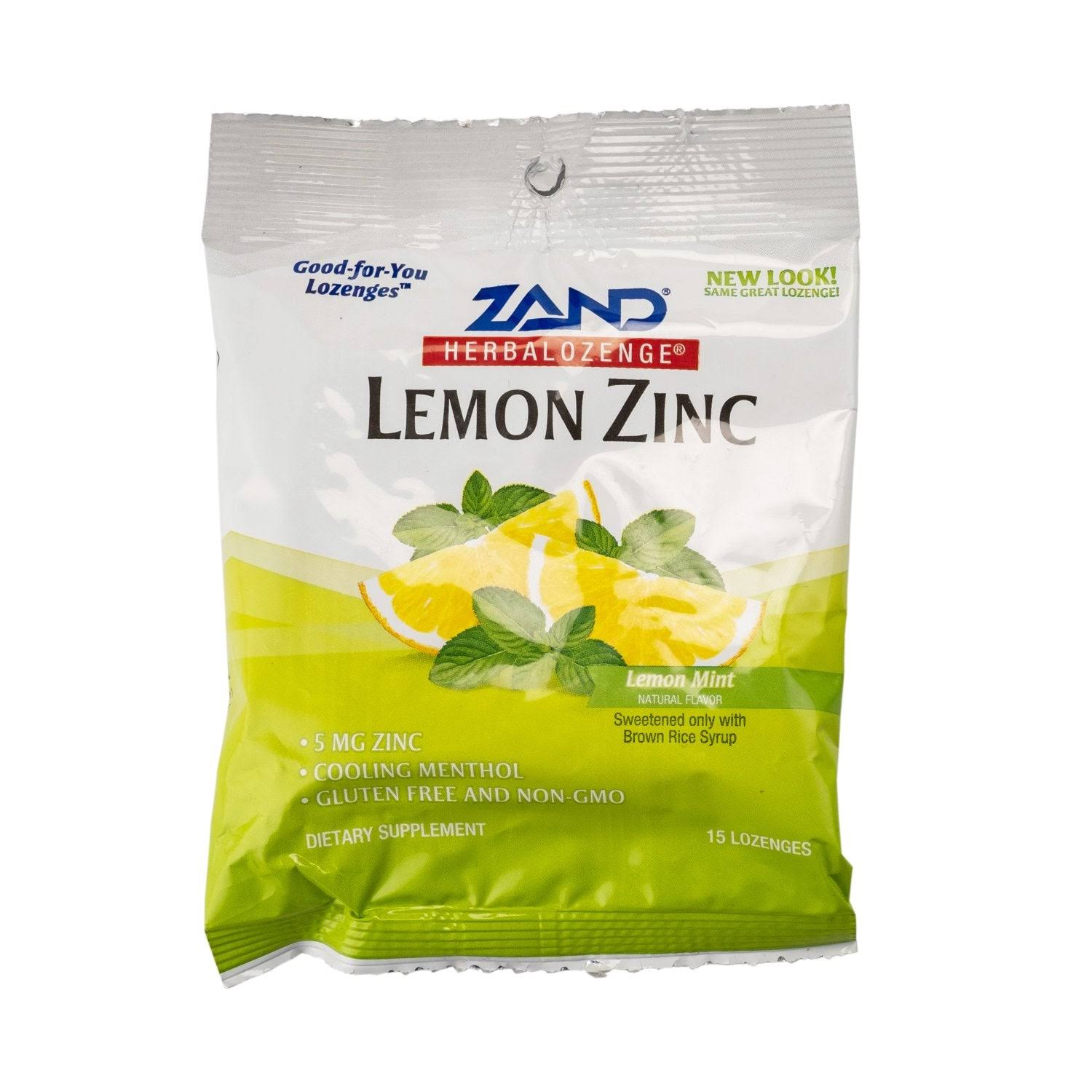 Zand Herbalozenge - Lemon Zinc, 15 Count