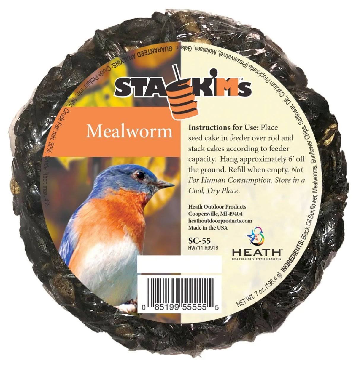 6 Heath Heathsc55 Seed Mealworm Stack'm Seed Cakes ($3.84 @ 6 min)