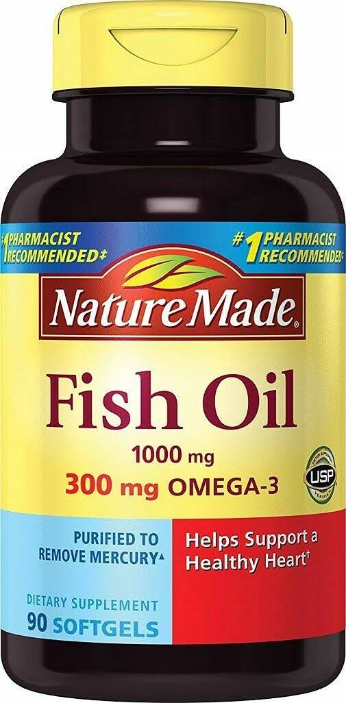 Nature Made Fish Oil Dietary Supplement - 1000mg, 90ct