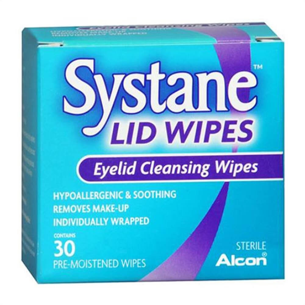 Systane Lid Wipes Eyelid Cleansing Wipes - 30 ct
