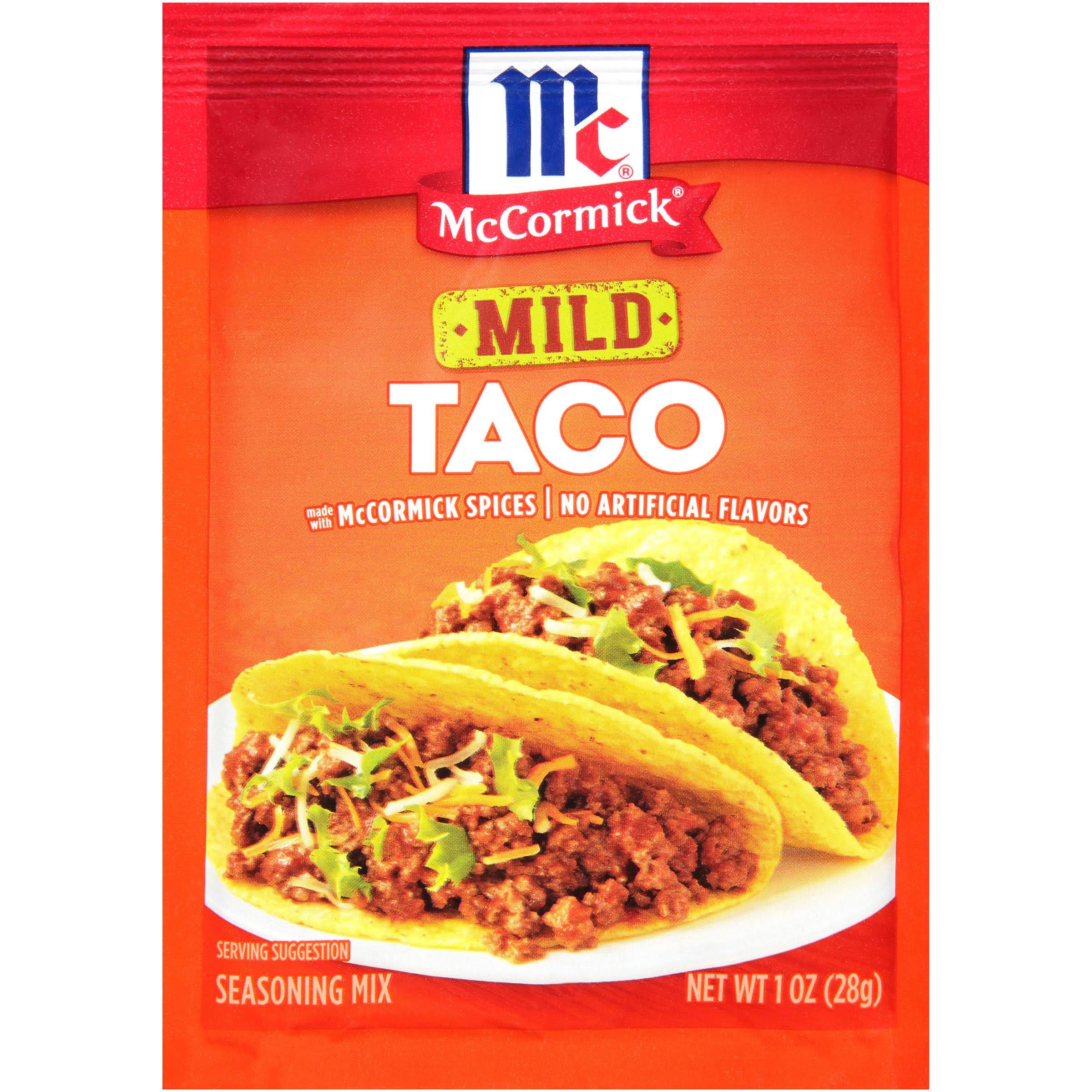 McCormick Taco Seasoning Mix - 1oz, Mild
