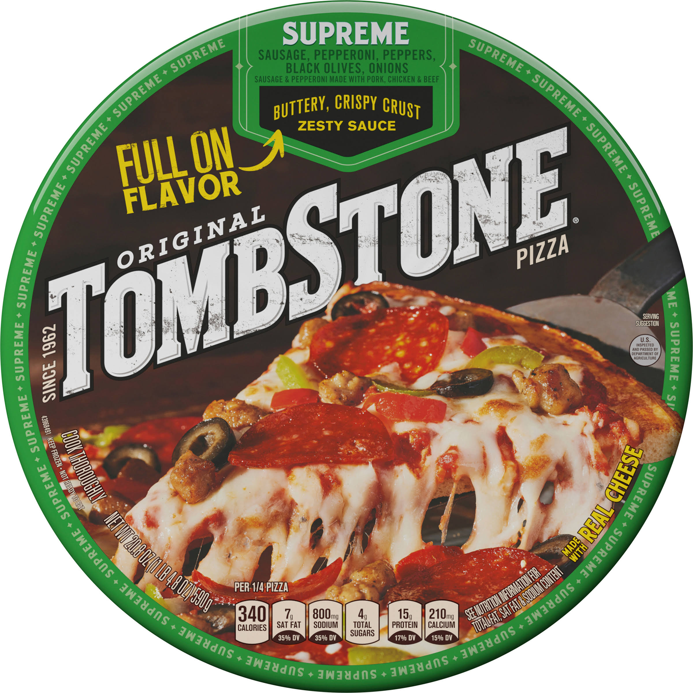 Tombstone Pizza, Original, Supreme - 20.8 oz
