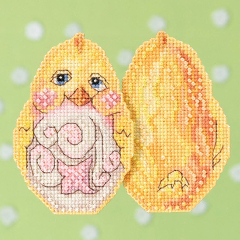 Mill Hill Yellow Chick Counted Cross Stitch Easter Kit