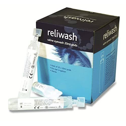 Reliance Reliwash Saline Eyewash Pods - 20ml