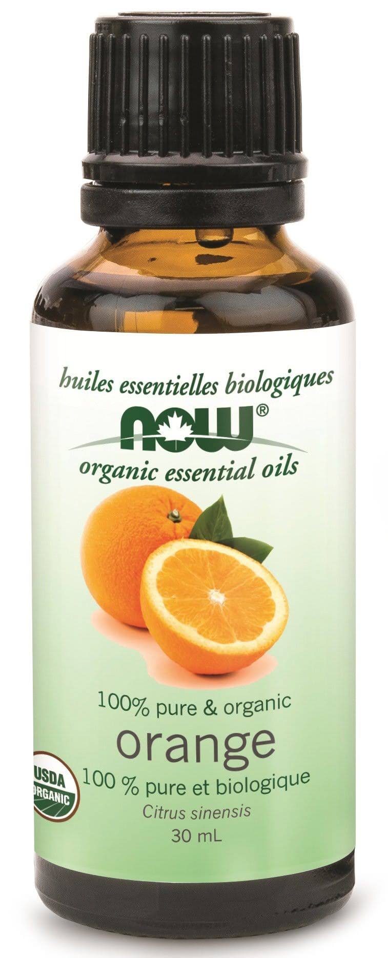 Now Essential Oils Certified Organic Orange Essential Oil - 30ml